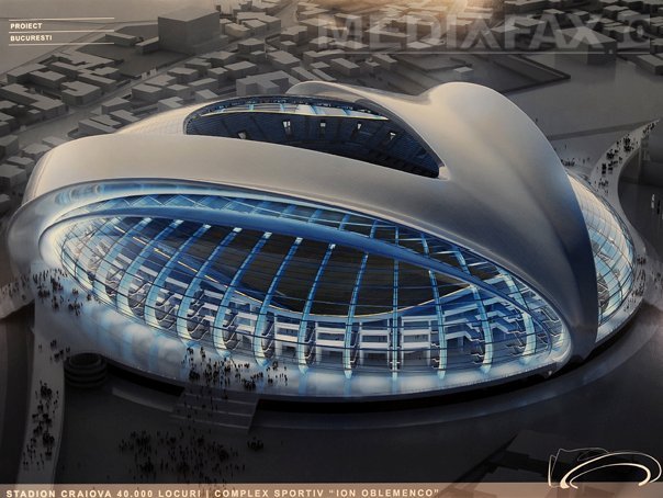 A fost prezentată macheta noului stadion al Craiovei: "Va fi cel mai frumos din Europa"