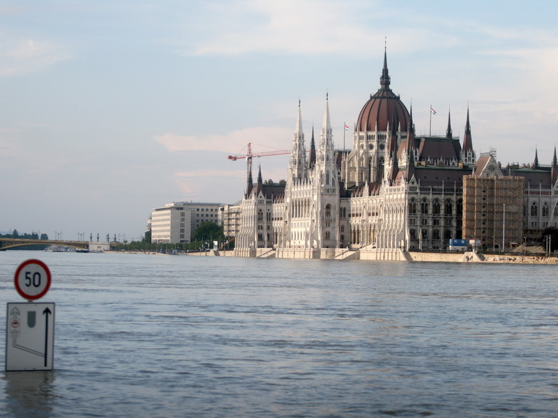 Dunărea a atins un nivel record la Budapesta