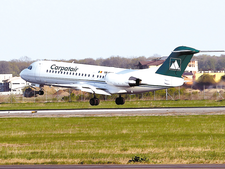 Carpatair renunță după 13 ani la hubul de la Timișoara, unde mai rămâne cu cinci zboruri