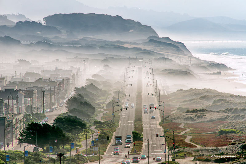 Imaginea zilei: ceață peste San Francisco