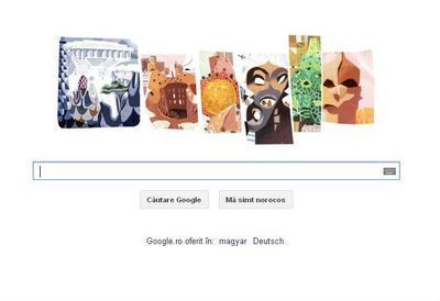 GOOGLE sărbătorește 161 de ani de la nașterea arhitectului Antoni Gaudí
