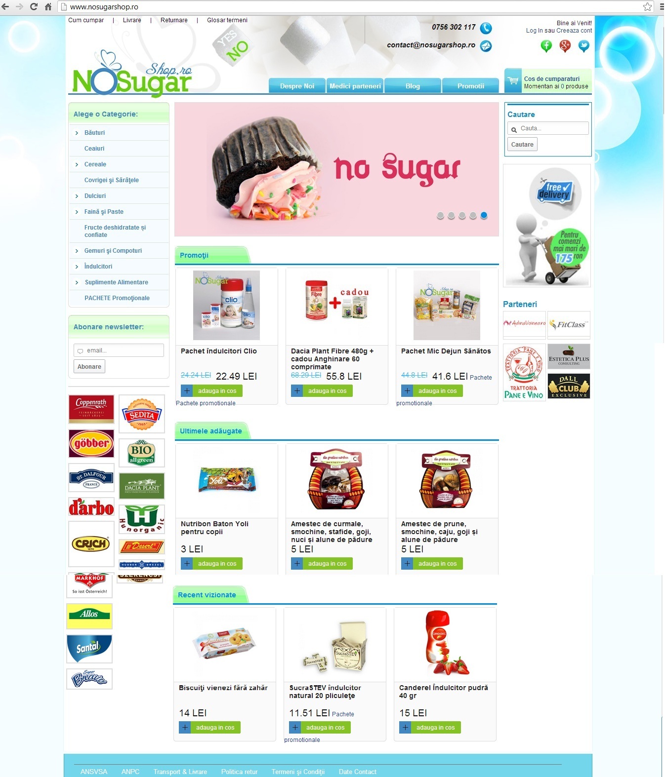 Primul magazin online pentru diabetici