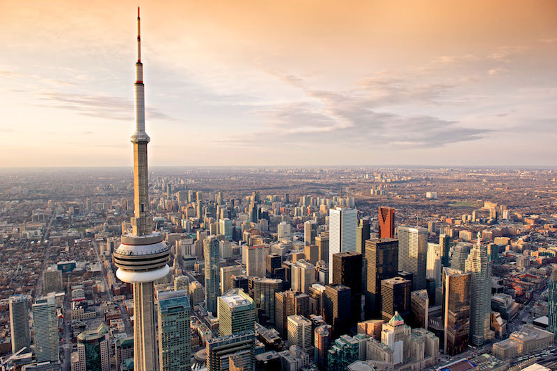 Imaginea zilei: Toronto, din elicopter