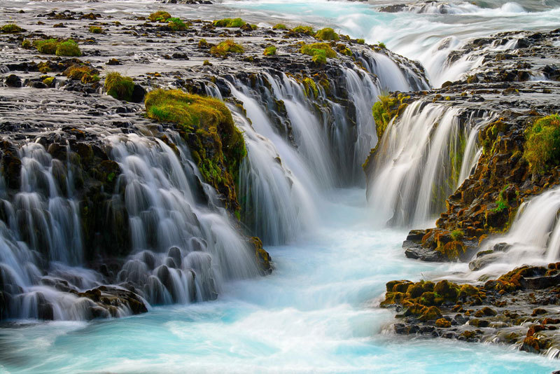 Imaginea zilei: cascadele Bruarfoss din Islanda