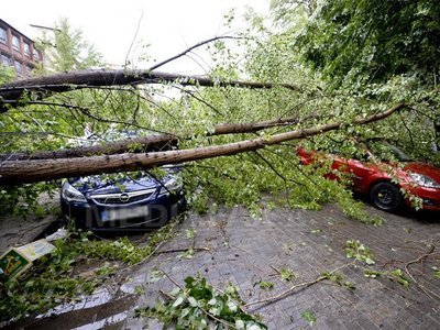 FURTUNĂ PUTERNICĂ în Vaslui: Acoperișuri smulse de pe case, 94 de localități fără curent și un drum blocat