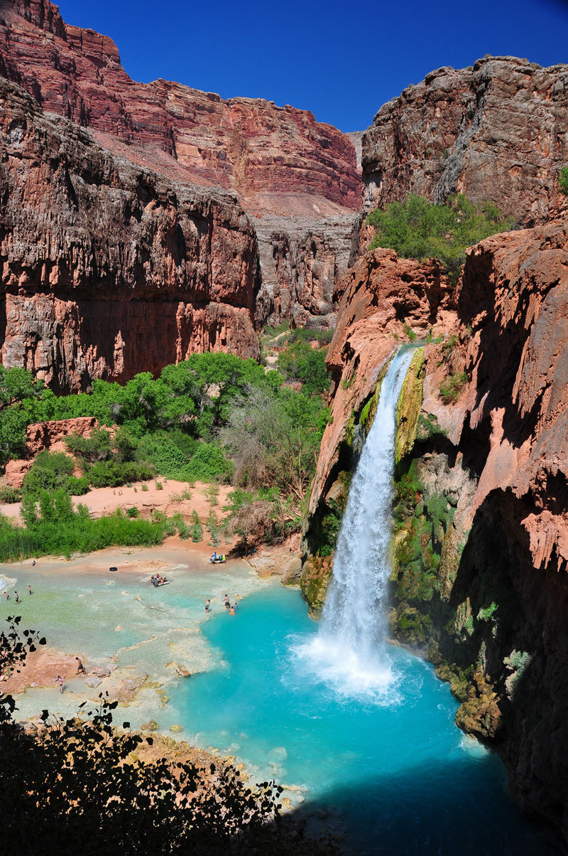 Imaginea zilei: cascada Havasu
