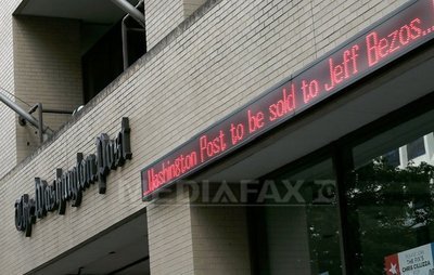 The Washington Post va fi vândut fondatorului Amazon, pentru 250 milioane de dolari