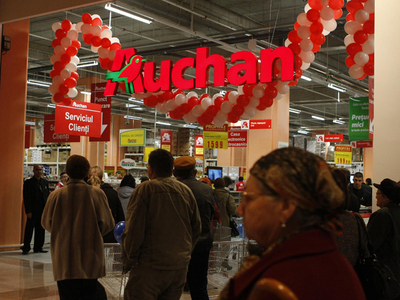 Cele 20 de hipermarketuri Real vor deveni Auchan în mai puțin de un an