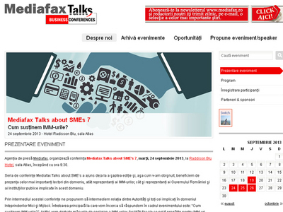 Maria Grapini participă la conferința "Mediafax Talks about SME's" - ediția a VII-a