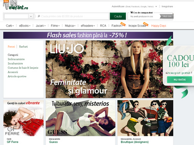 Magazinul online elefant.ro a introdus în ofertă produse de îmbrăcăminte și încălțăminte