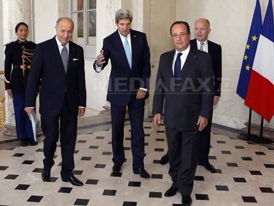SUA, Franța și Marea Britanie vor o rezoluție "puternică și constrângătoare" privind Siria