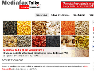 Dacian Cioloș și Daniel Constantin participă la conferința "Mediafax Talks about Agriculture"