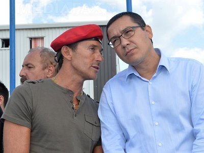 Discuție în contradictoriu între Victor Ponta și Radu Mazăre pe tema podului de la Agigea