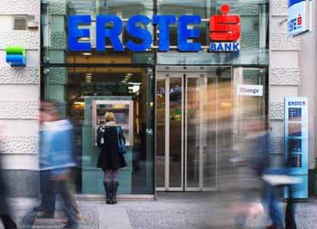 Profitul Erste a coborât cu 28% la nouă luni, la 430 milioane euro