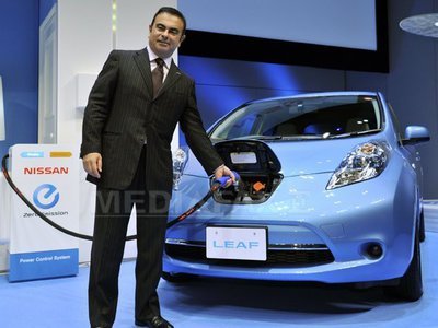 Ghosn, Renault-Nissan: Piața automobilelor electrice a rămas cu 4-5 ani în urma așteptărilor