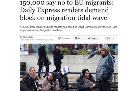 Daily Express susține că petiția sa împotriva imigrației românilor și bulgarilor a strâns 150.000 de semnături