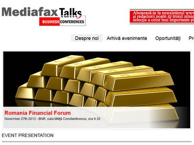 Temele financiar-bancare ale anului 2013 și previziunile pentru 2014, la "Romania Financial Forum"