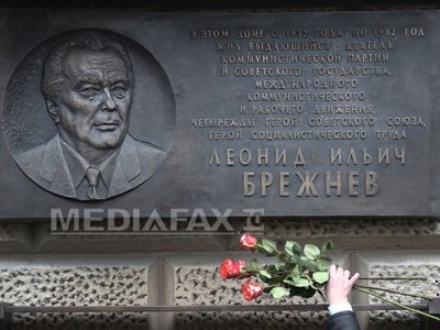 Placă dedicată memoriei lui Brejnev, inaugurată în centrul Moscovei