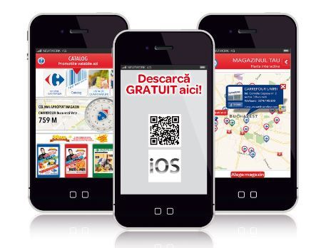 Carrefour România și-a lansat aplicația mobilă pentru smartphone