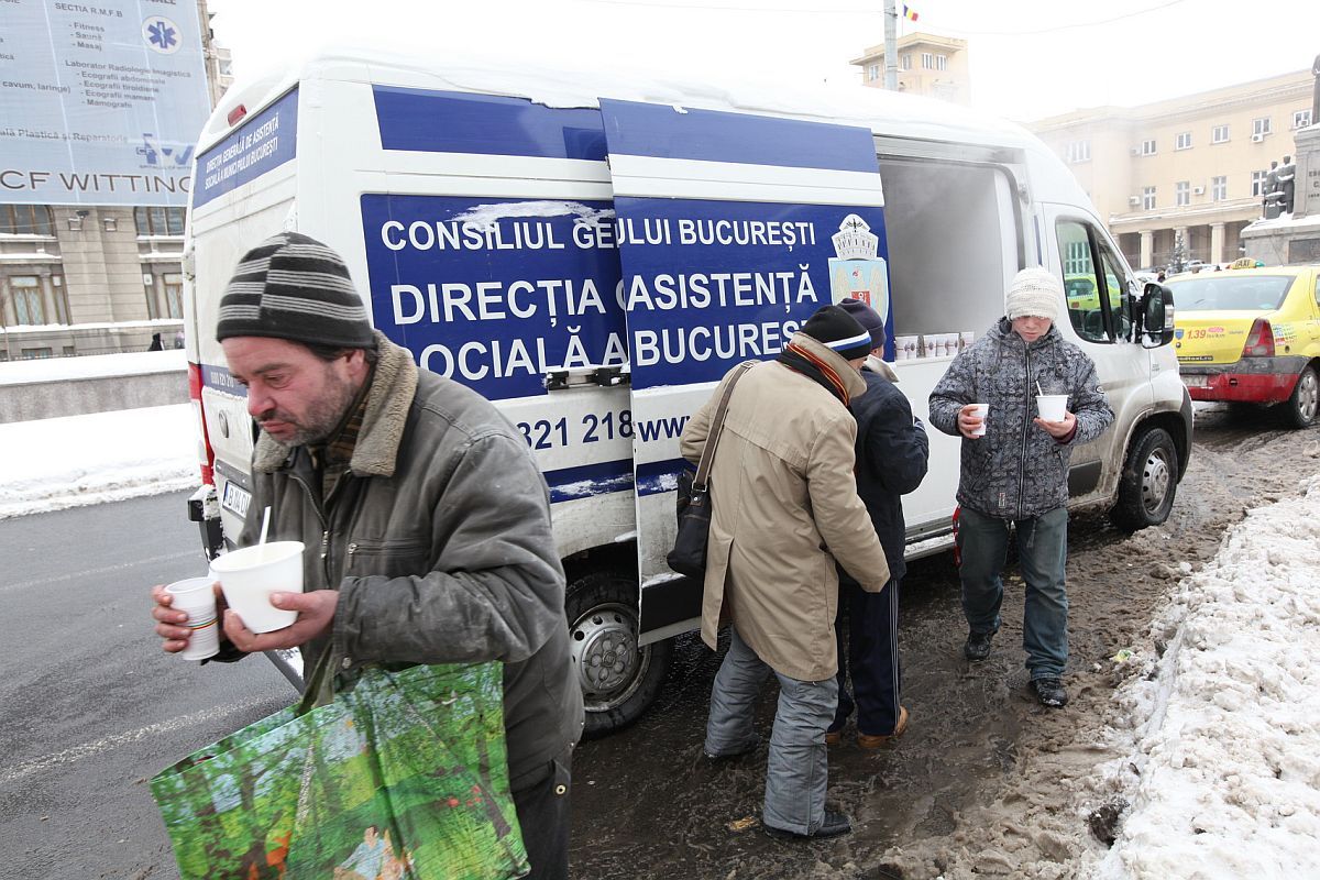Ce se întâmplă pe ger cu persoanele fără adăpost din București