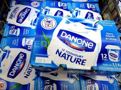 Profitul Danone, cel mai mare producător de iaurturi din lume, a scăzut în 2013 pentru prima dată în ultimii 10 ani