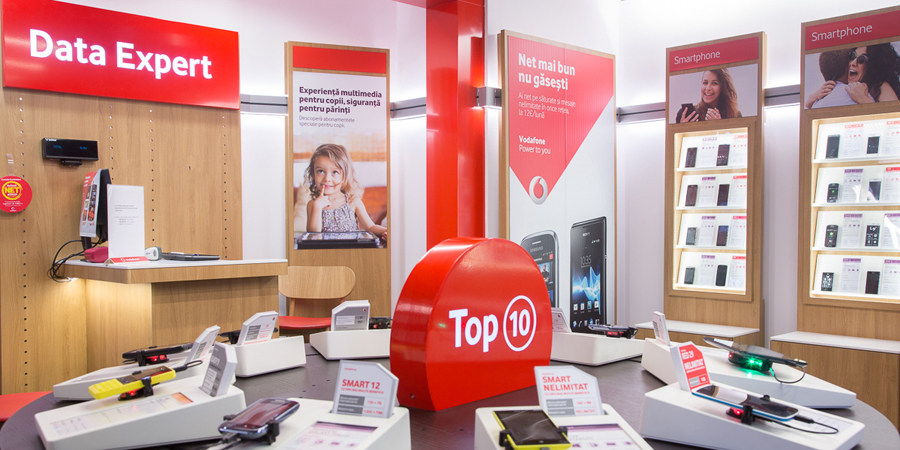 Vodafone extinde rețeaua de magazine în franciză la nivel național
