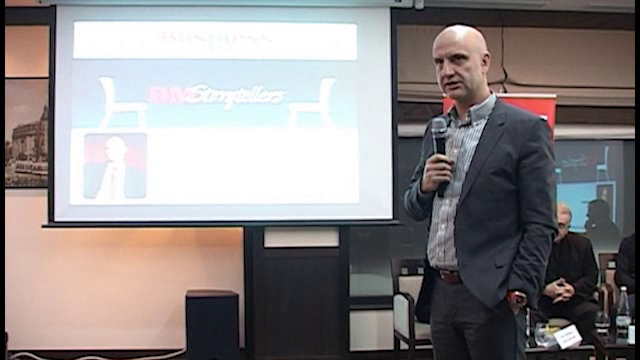 Urmăriți înregistrarea primei ediții BM Storytellers cu Dragoș Petrescu