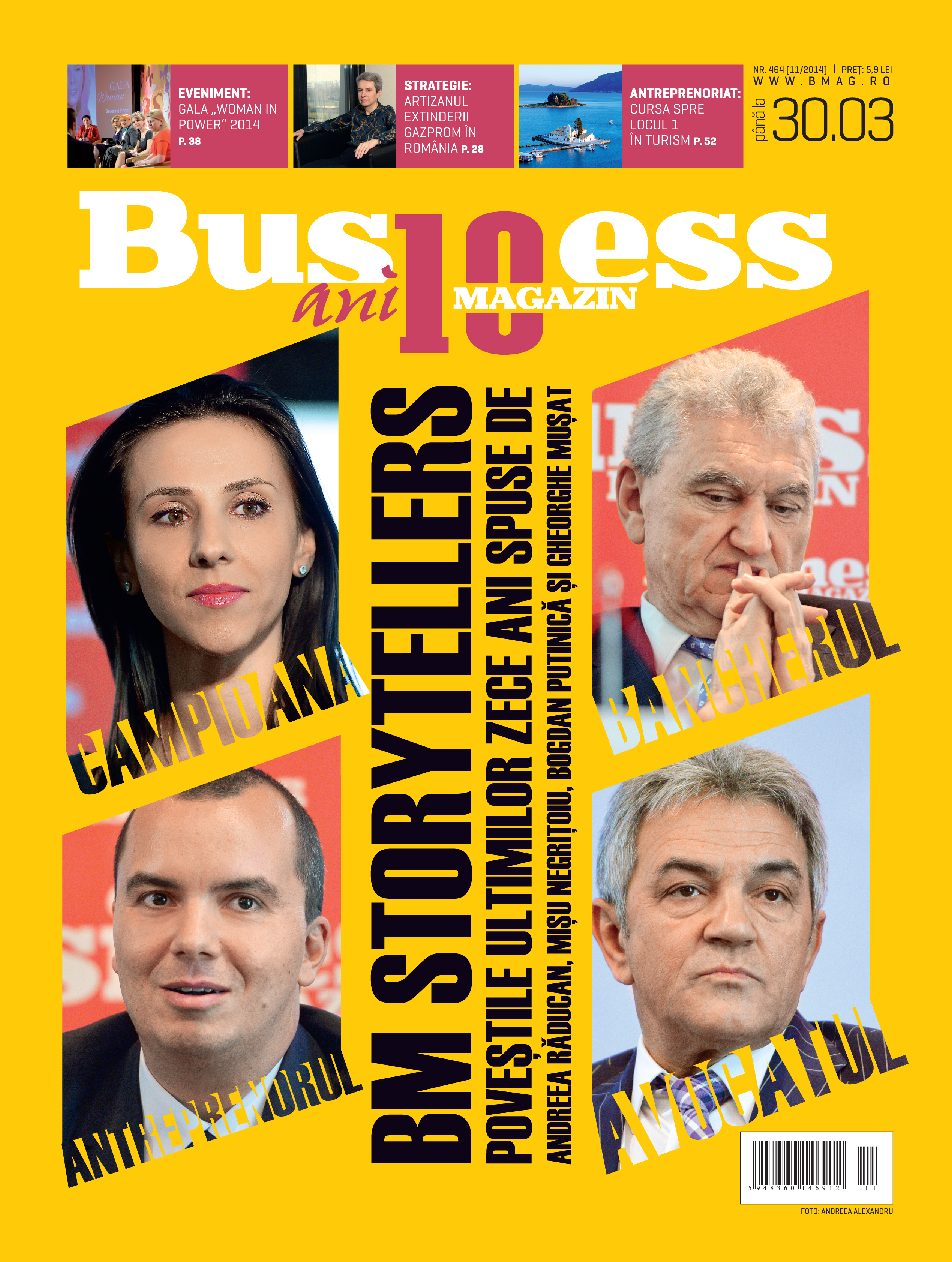 Citește în noul număr Business Magazin din 24 martie 2014