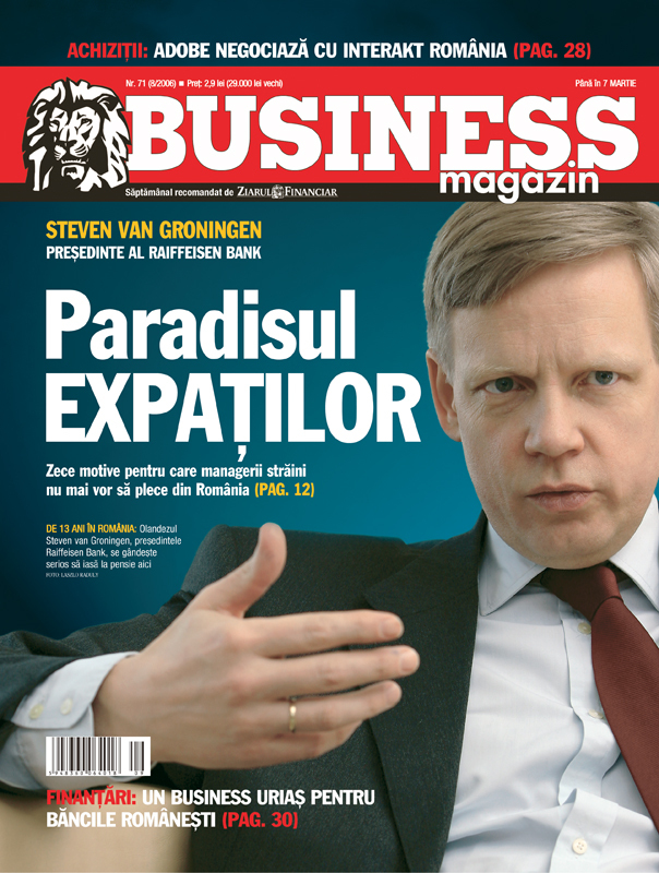 Business Magazin, în 2006: Zece motive pentru care managerii străini NU MAI VOR SĂ PLECE din România