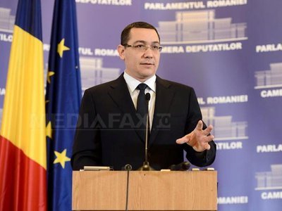 Ponta: Am aprobat programul pentru asumarea răspunderii, inspirat aproape integral din cel din 2012