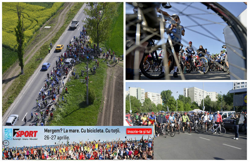ProSport te invită la a opta ediție a evenimentului "ProSport Cu Bicicleta La Mare" în 26-27 aprilie