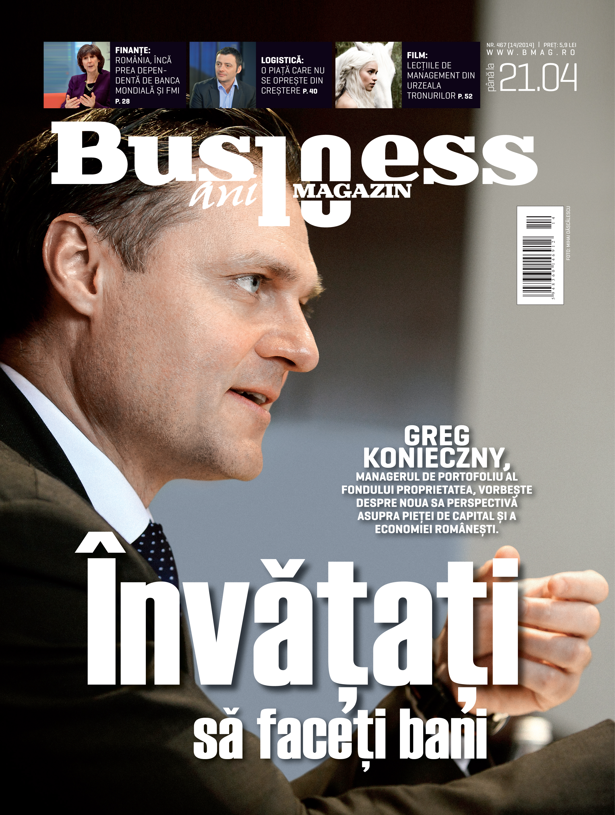 Citește în noul număr Business Magazin din 14 aprilie 2014