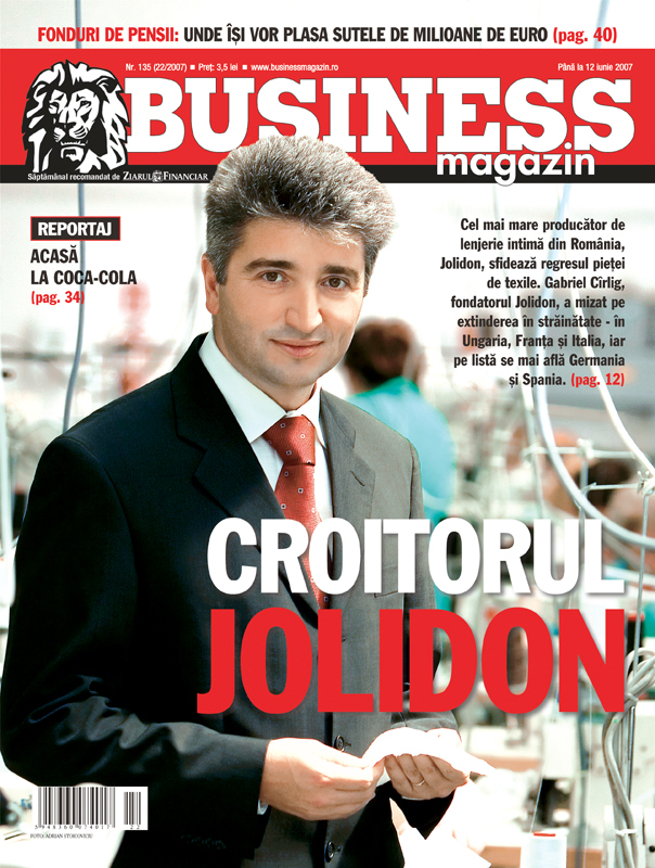 Business Magazin, în 2007: Regele lenjeriei intime din România plănuiește extinderea peste granițe