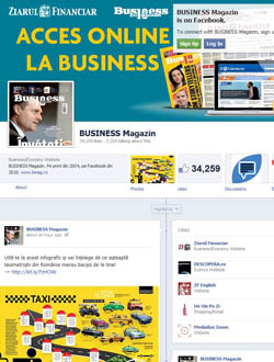 Business Magazin lansează pagina de Facebook