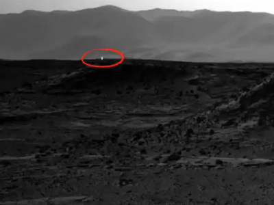 Explicația dată de NASA pentru punctul luminos fotografiat pe Marte