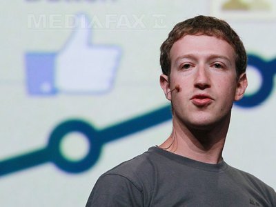Facebook: Zuckerberg a primit anul trecut un salariu simbolic de 1 dolar