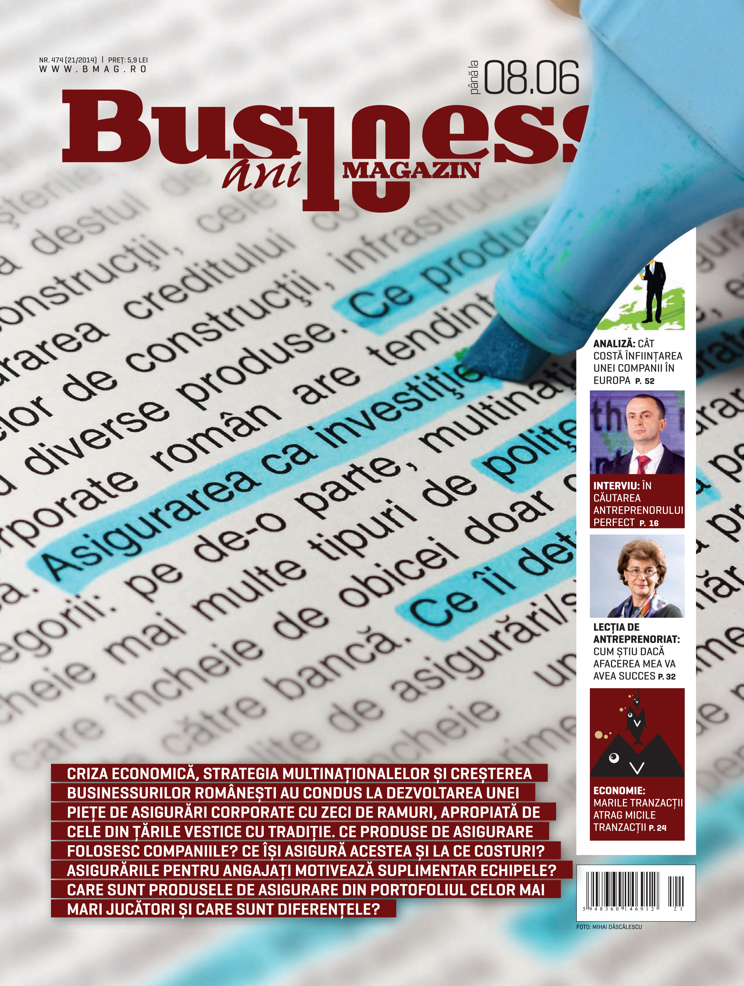 Citește în noul număr Business Magazin din 2 iunie 2014