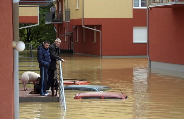 POZA ZILEI: Inundații în Balcani