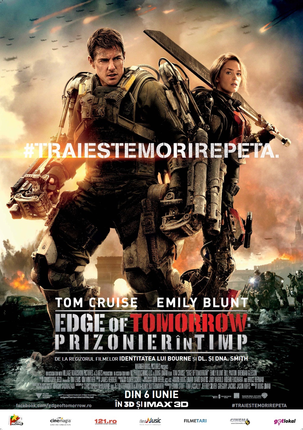 Ce vedem la cinema: "Edge of Tomorrow: Prizonier în timp" (GALERIE FOTO, GALERIE VIDEO)