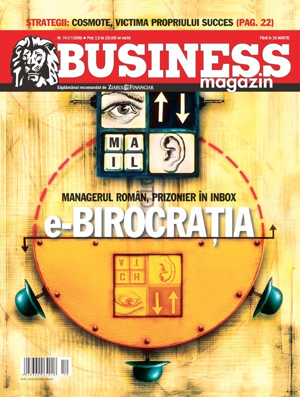 Business Magazin, în 2006 - O săptămână fără e-mail ar avea un efect distrugător asupra unui business din România