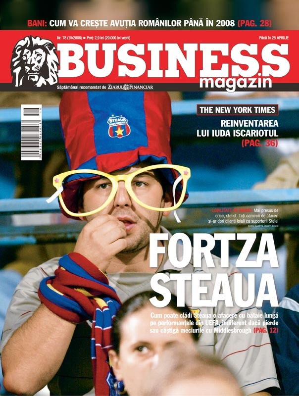 Business Magazin, în 2006 - Cel mai bun an pentru Steaua de după Revoluție