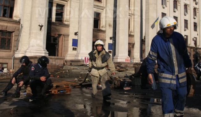 MAE condamnă violențele de la Odessa, soldate cu 46 de morți