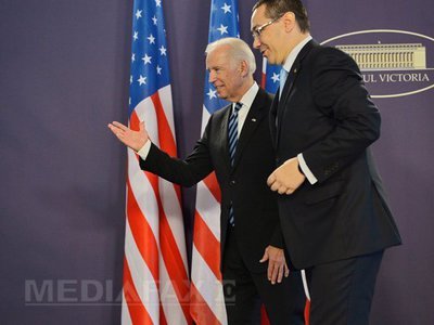 Biden i s-a adresat lui Ponta, la final, cu sintagma "președinte"