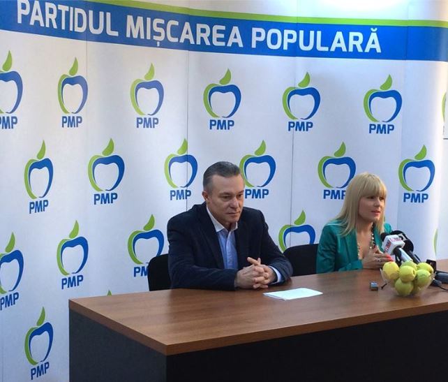 Elena Udrea - noul președinte al PMP, Cristian Diaconescu - candidatul partidului la prezidențiale