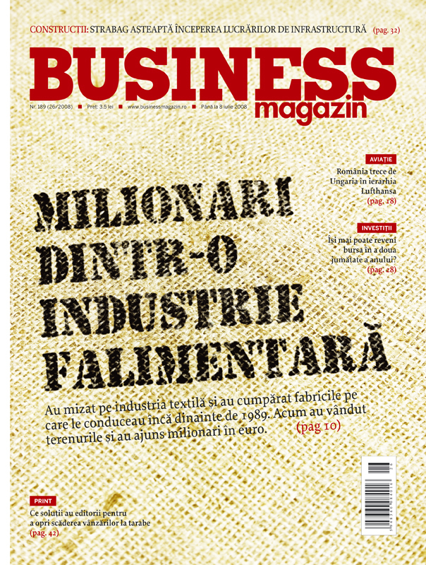 Business Magazin, în 2008 - Dezindustrializarea României. Fabricile ajung la fier vechi. În locul lor apar malluri și cartiere rezidențiale