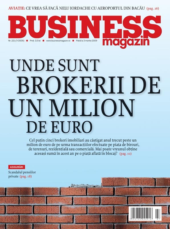 Business Magazin, în 2009 - De ce pleacă brokerii de un milion de euro din România