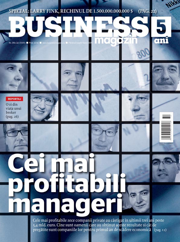 Business Magazin, în 2009 - Care sunt cei mai profitabili manageri din România
