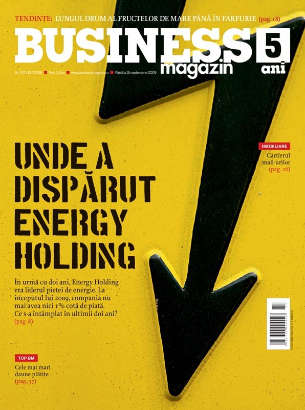 Business Magazin, în 2009 - Misterul dispariției Energy Holding. De ce au fost decuplați "băieții deștepți" de la banii statului