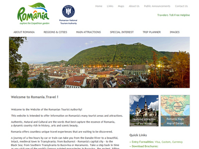 România va avea un portal oficial de turism. Ce informații va conține romania.travel