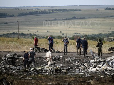 Locul prăbușirii avionului MH17, la 10 zile de la accident